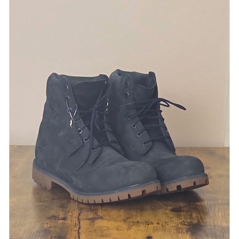 Timberland Premium 6-Inch Waterproof Boots Men's  9.5 M Gray Nubuck A3098
